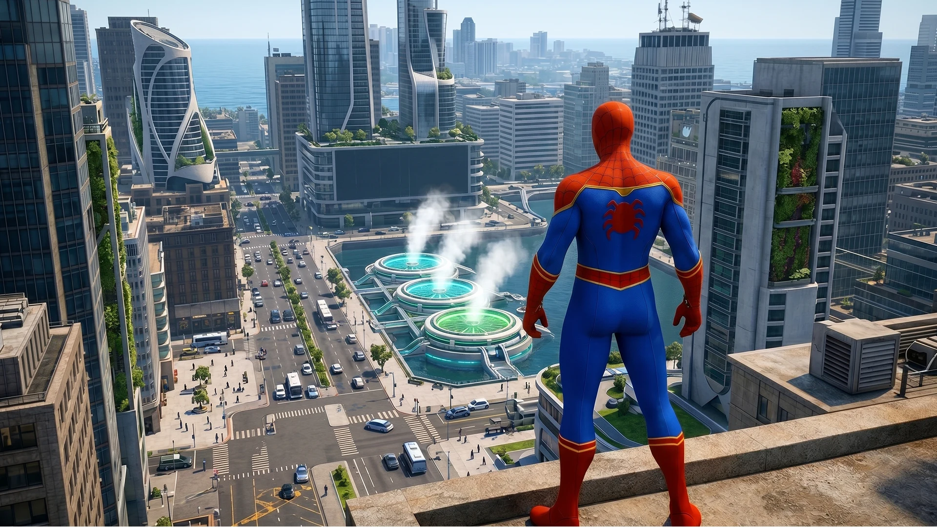 Spider Rope Hero Miami City screenshot