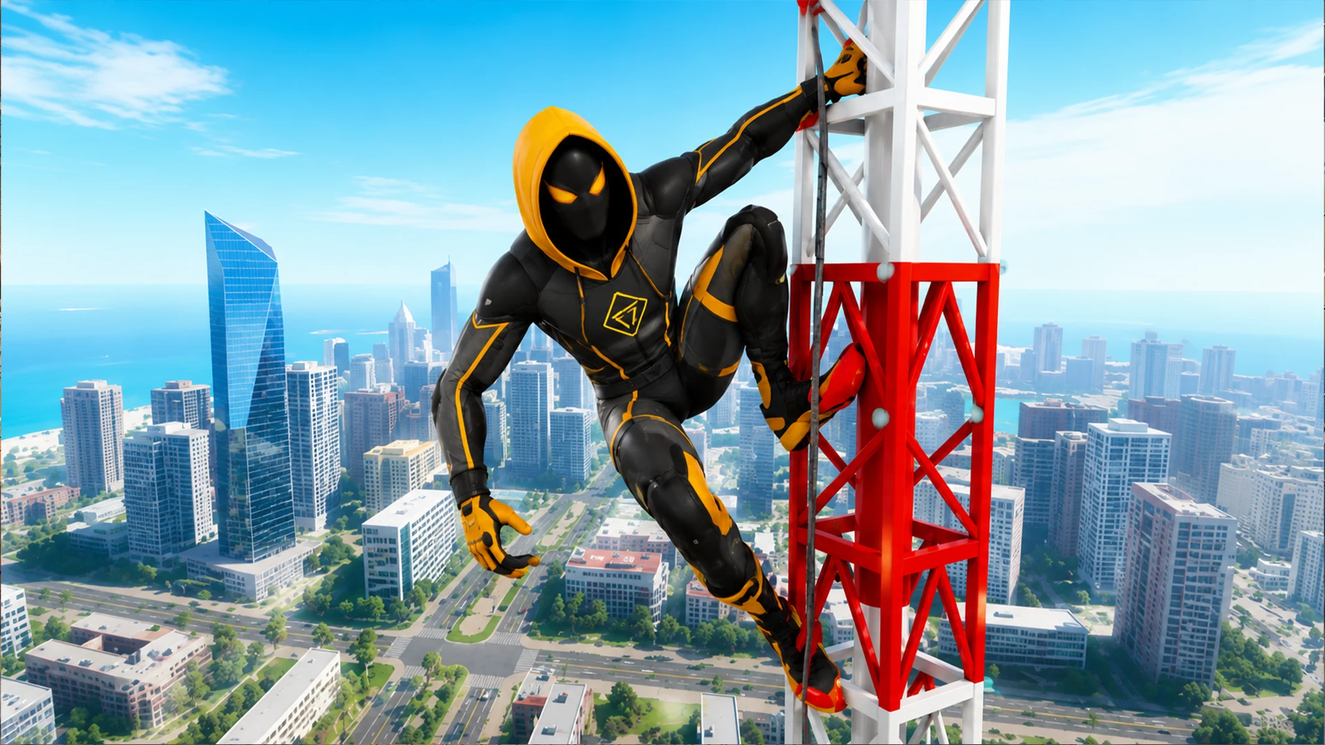 Spider Rope Hero Miami City screenshot